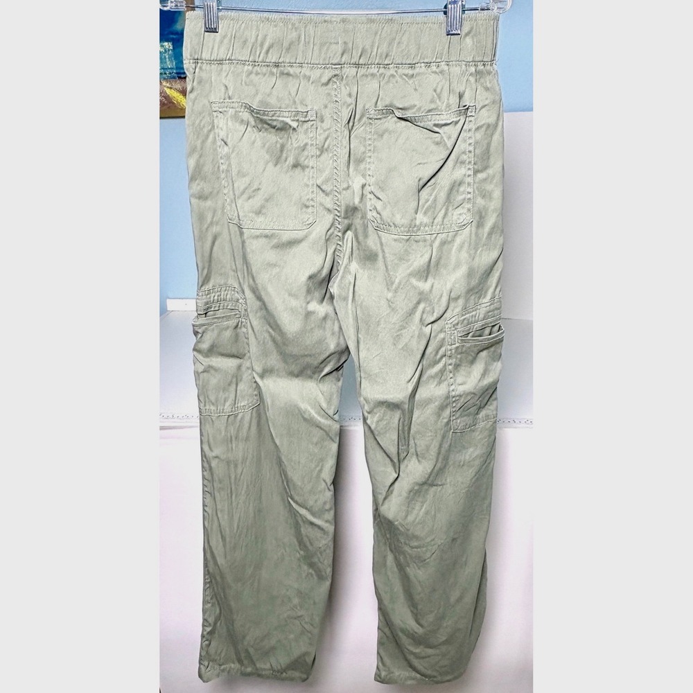 Cargo Pants Small Buffalo David Bitton Sage Green Tencel Lyocell Jogger Utility - Picture 5 of 8